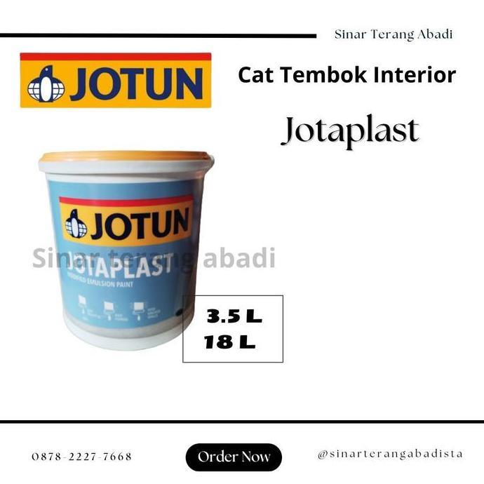 BEBAS ONGKIR - Cat Jotun Jotaplast Interior Base A 18 LTR 5090 GREY FROST