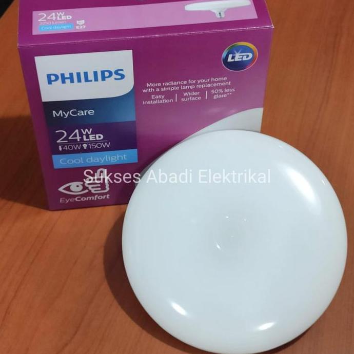 NEW LAMPU LED BULB UFO 24 W PHILIPS LAMPU LED CEILING E27