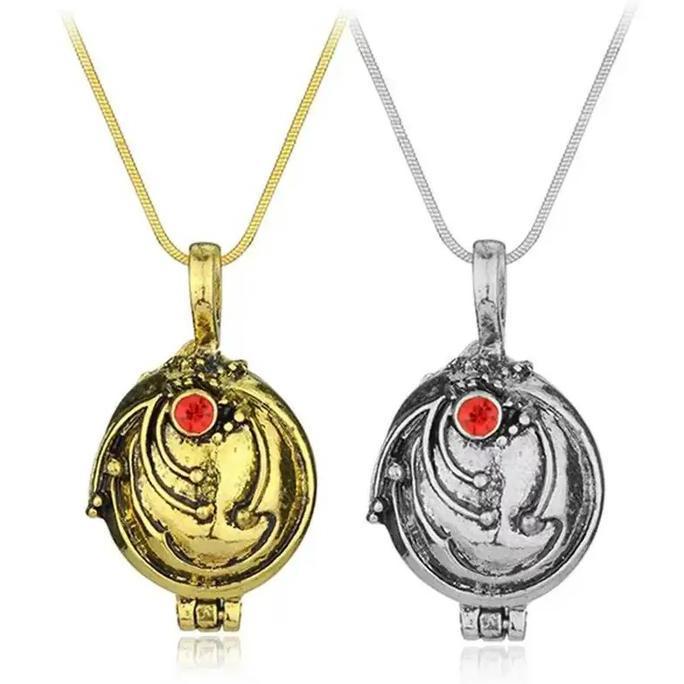 Kalung Can Open Vampire Diaries Elena Gilbert, Liontin Kalung Vervain untuk Wanita dan Pria Batu Ema