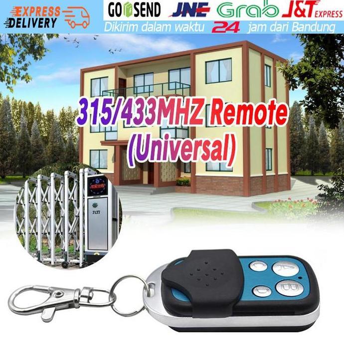 YUZABA Universal Kunci Remote Casing 4 Tombol 315MHZ 433MHZ Mobil Pintu Alarm