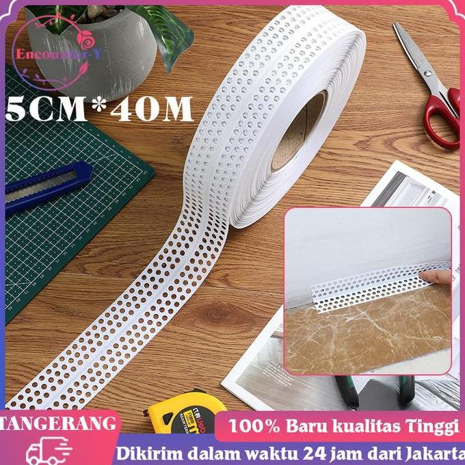YUTUSAKA Corner Bead Pvc 40mx5cm Sudutan Tembok PVC Corner Bead Sudutan Luar Un