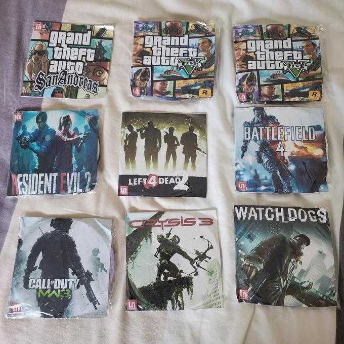 TERBARU READY DVD KASET CD PC Games Murah GTA V San Andreas, Resident Evil, Watch Dogs, Battlefield,