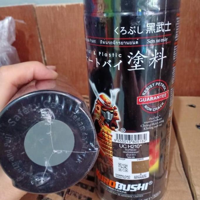 Pilox Pilok Samurai Paint UCH210* Surfacer Grey Epoxy Cat Dasar Abu Abu Poxi (400cc)