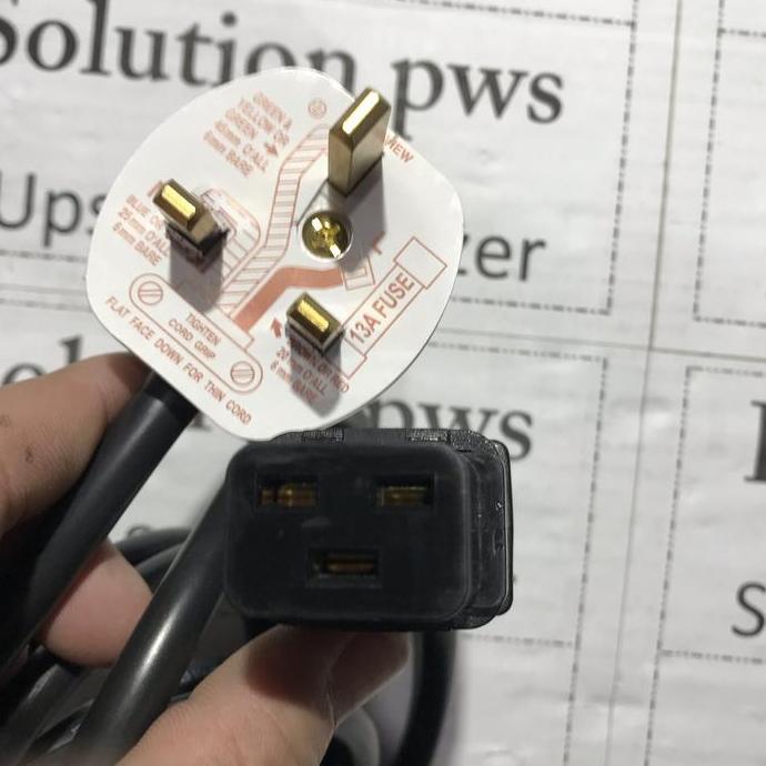 Kabel Power UK Plug C19 Ups Apc ICA Laplace eaton riello Prolink GE