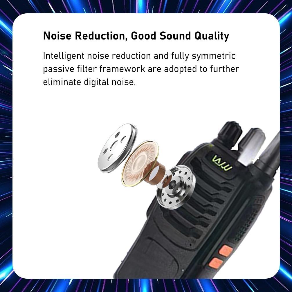 Ht Bf -888S Dan Wlan-888S Antena Walkie Talkie Handy Talky Radio Wln-888S 2 Unit Komunikasi Taktis
