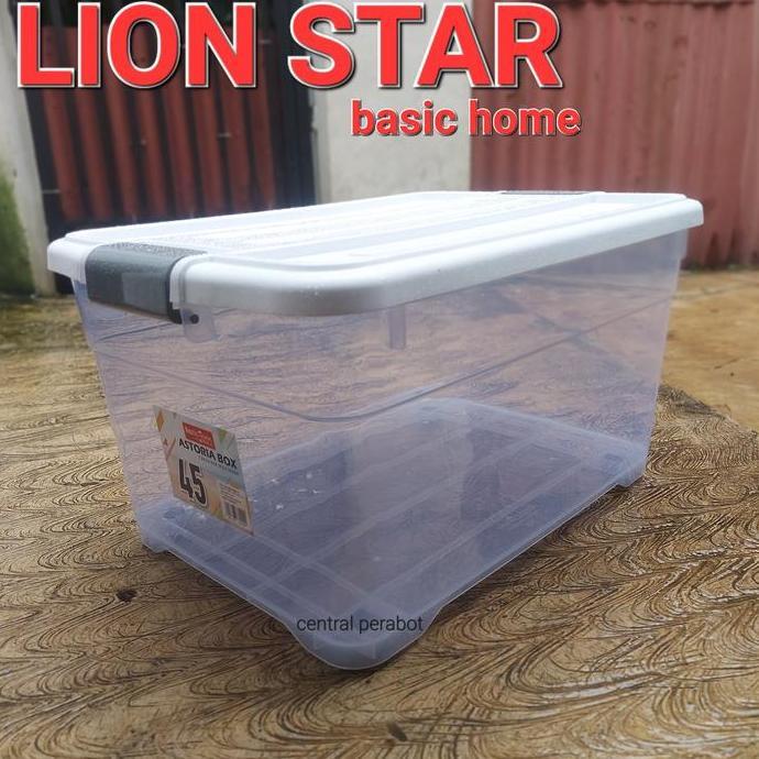 '' LION STAR BASIC HOME CONTAINER BOX CB 45/KOTAK PENYIMPANAN BARANG CB 45/BOX CONTAINER CB 45 ''