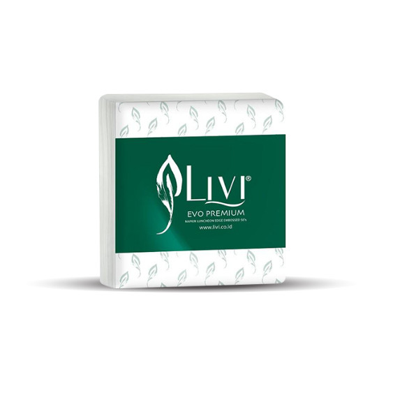 Tisu LIVI COCKTAIL NAPKIN 100 SHEETS - Tisu Meja Makan Hotel
