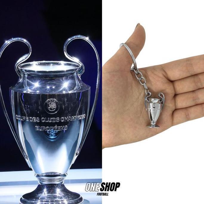 Gantungan Kunci Trophies Trophy Miniatur Mini Figure Pemain Bola Sepakbola | Ballon D'or Dor Champio
