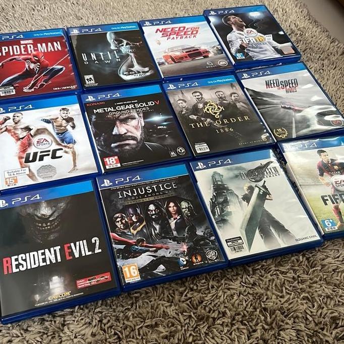 TERBARU READY Kaset playstation 4  PS 4 Bekas