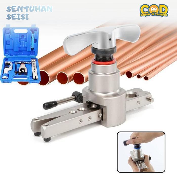 Bisa COD Flaring Tool Set Eksentrik Flaring Pipa Ac Universal Metrik Dan Imperial Set Alat Perbaikan