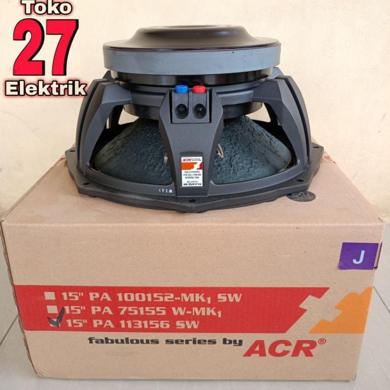 Bestseller- Speaker ACR Fabulous 15 inch PA 113156 SW 1600 WATT