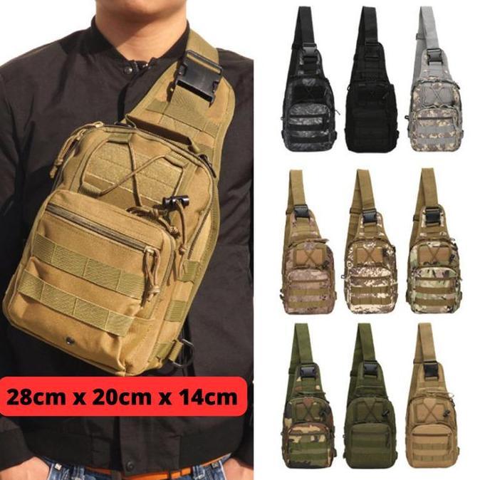 DY77 - TAS SELEMPANG ARMY IMPORT / TAS ARMY OUTDOOR