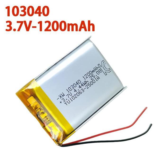 KEWEREM 3.7V Baterai lithium polimer 1200mAh103040 Protection Baterai Charge Mp3 Mp4 GPS