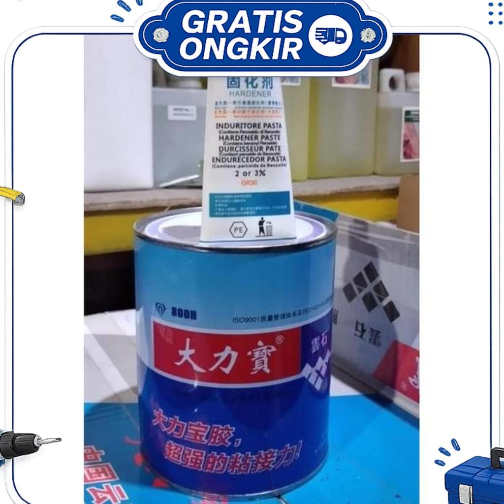 Glue Stone (Lem Batu). Untuk Merekatkan Marmer/Granite Alam Yg Pecah Atau Gompal . Harga Per 1Set