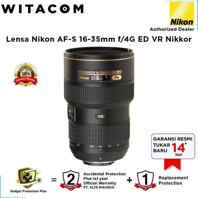 Ready Lensa Nikon Nikon AF-S 16-35mm AFS 16-35 f4G ED VR Nikkor - Garansi Resmi Non Cod