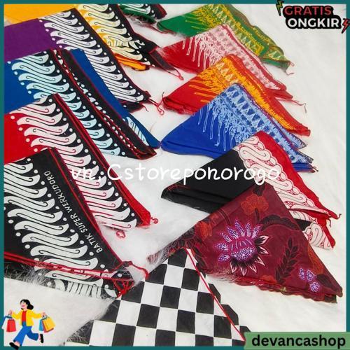 Udeng Segitiga Kualitas Premium Werkudoro Asli 26 Motif / Udeng Banyuwawi / Udeng Jawa / Iket Bali /