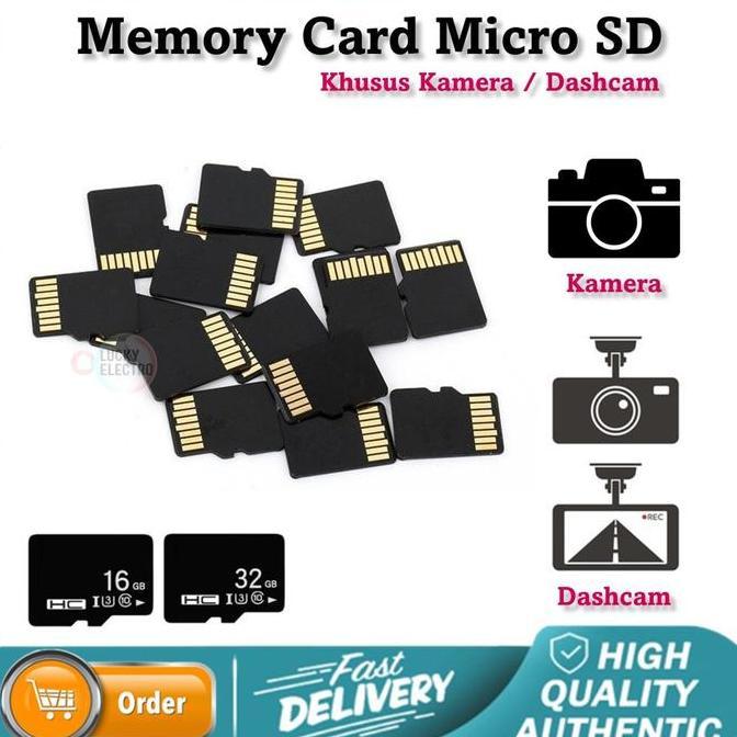Memory Card SD HC Micro SD Kartu Memori MicroSD 8GB /16GB / 32GB