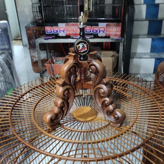 Sangkar Burung Murai Baru,Tebok Kayu Jati Ukir Mahkota Jati Ukir,Terlaris