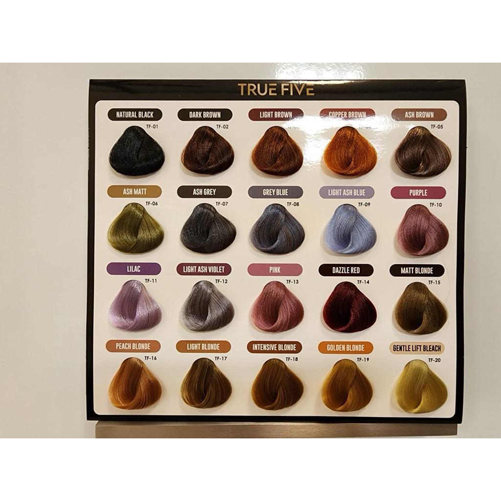 Katalog Buku Cat Warna Dengan Rambut True Five