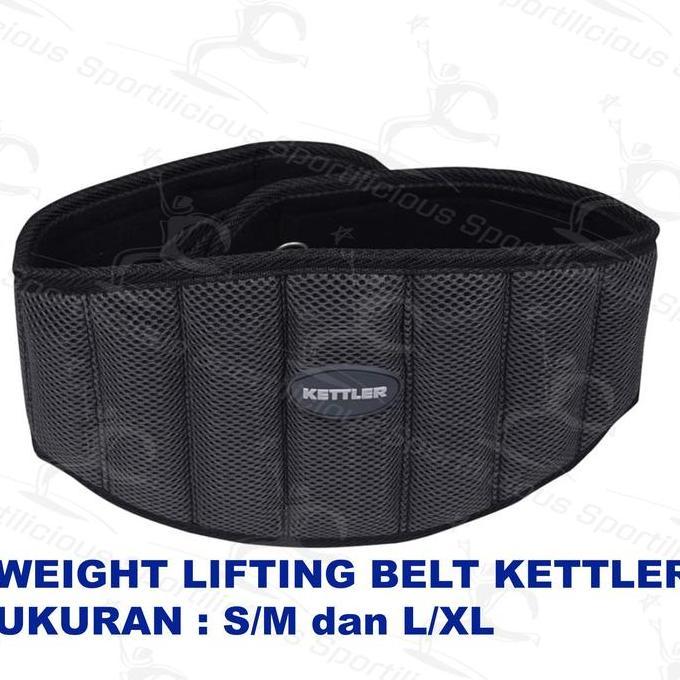 Ftns - Kettler Weight Lifting Belt Sabuk Angkat Besi Ban Angkat Besi Beban