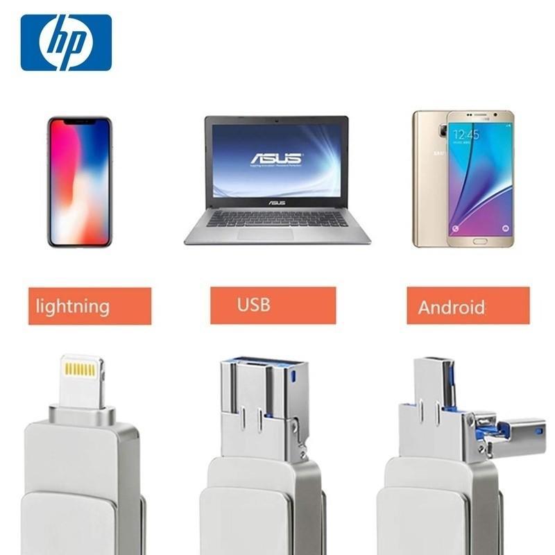 Flashdisk 1Tb For Iphone ,Usb Otg Flashdisk 1Tb Ios, Ipad, Pc, Usb 3.0, 2 In 1, Venda Quente, Prata 