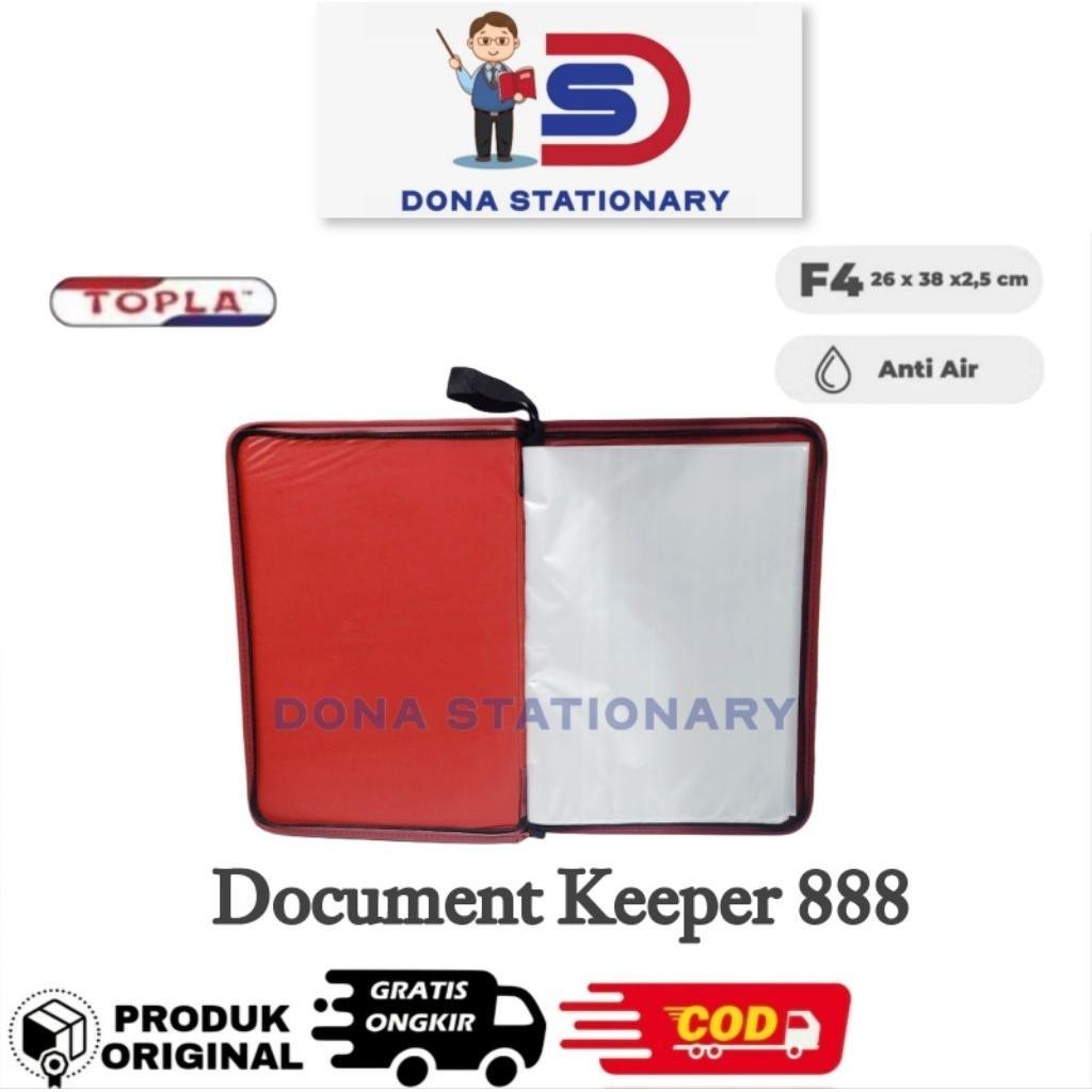 Topla Map Document Keeper F4 (Folio) / Dokumen Keeper Kulit Topla