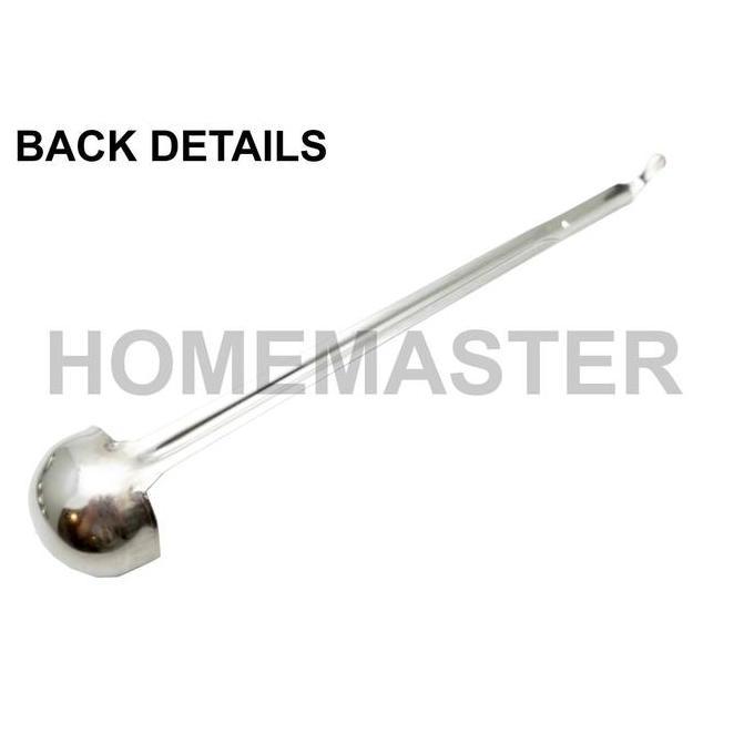 Gasaja- Homemaster Centong/Ladle Stainless Tebal 2 Mm 100 Cc/Ml Cs28