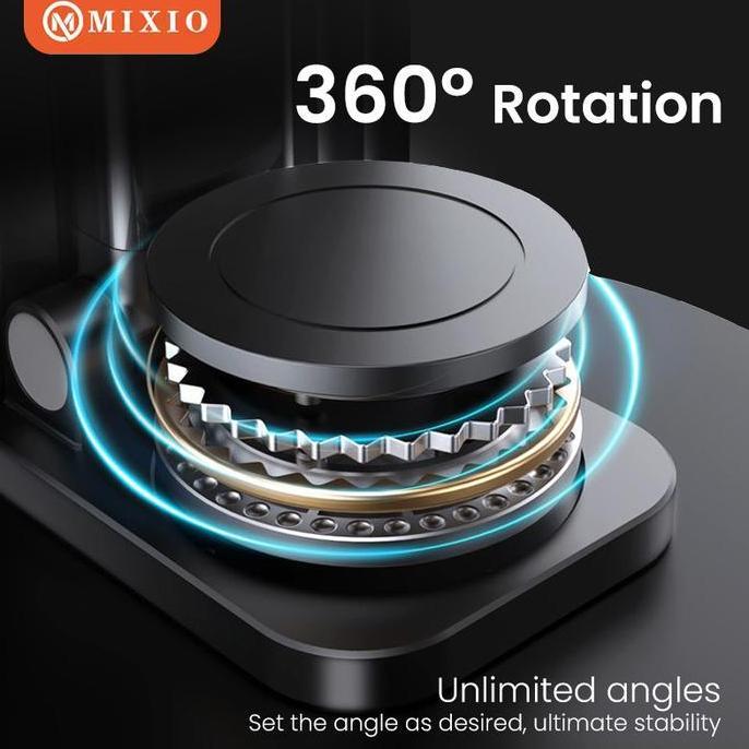Cell- Mixio Zm-08 Rotasi 360 Stand Holder Universal Smartphone Tablet