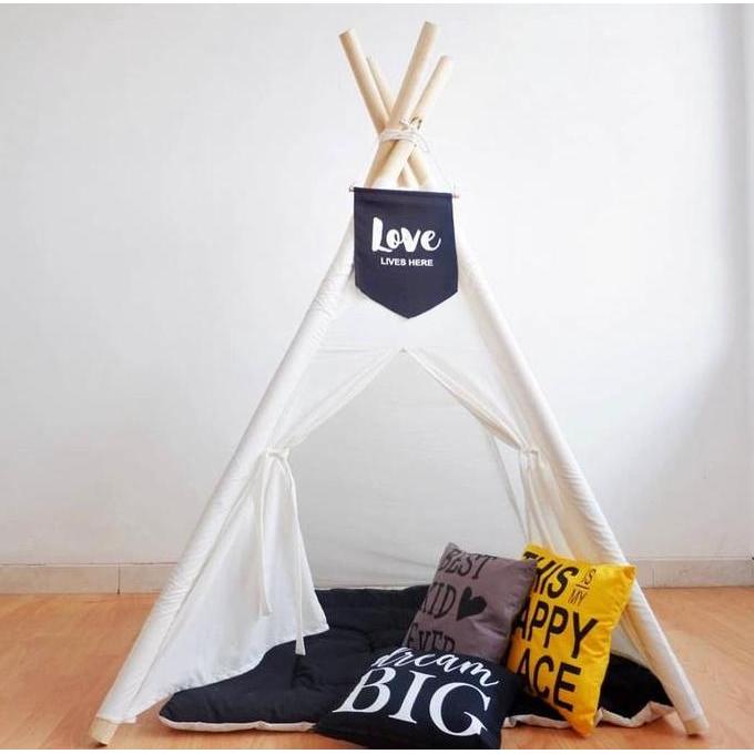 Tenda teepee TANPA TIANG / Cover teepee tent (Tenda mainan anak)