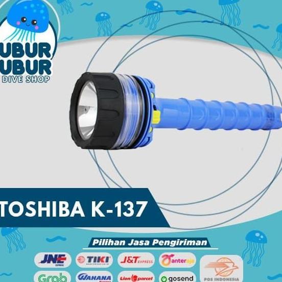Senter Selam/Diving Torch Toshiba K-137 Krypton Swimming Berenang