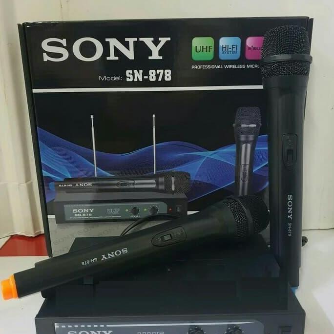 Mic Wireless Sony Sn-878 Sn-878 Pegang2 Profesional Wireless System