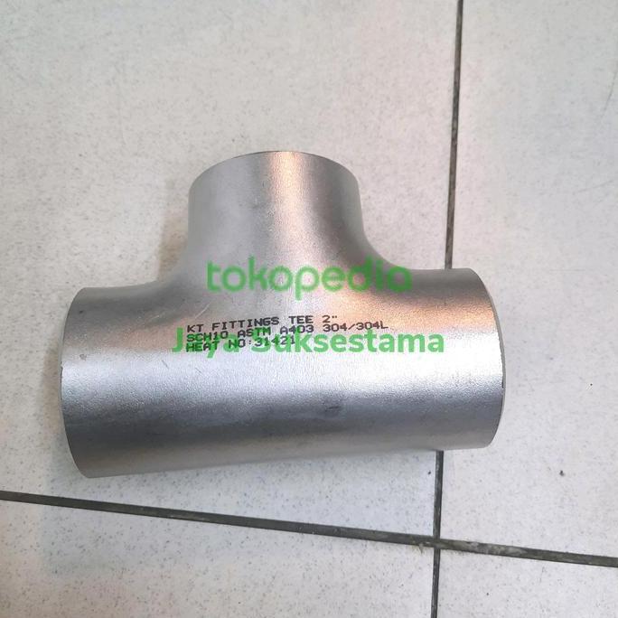 TEE LAS SCH10 STAINLESS SS 304 2" INCH TEE SCH 10 SS304 RESTOCK