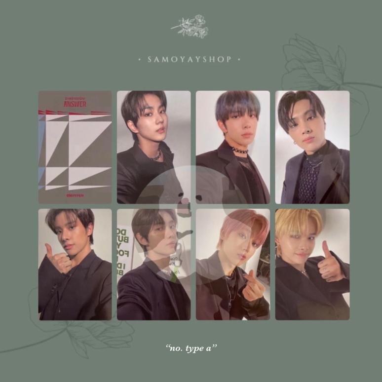 Photocard Enhypen Dimension : Answer Repackage Album No Yet A B