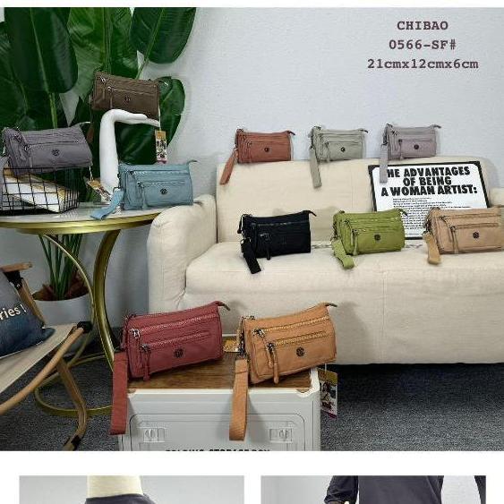 DB139 - Tas Selempang Dompet Wanita CB 0566-SF + Free Dustbag Trendy Terbaru