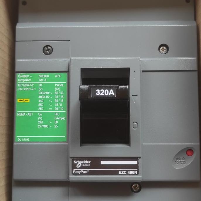 TERMURAH - MCCB EZC 400N 300A/320A SCHNEIDER