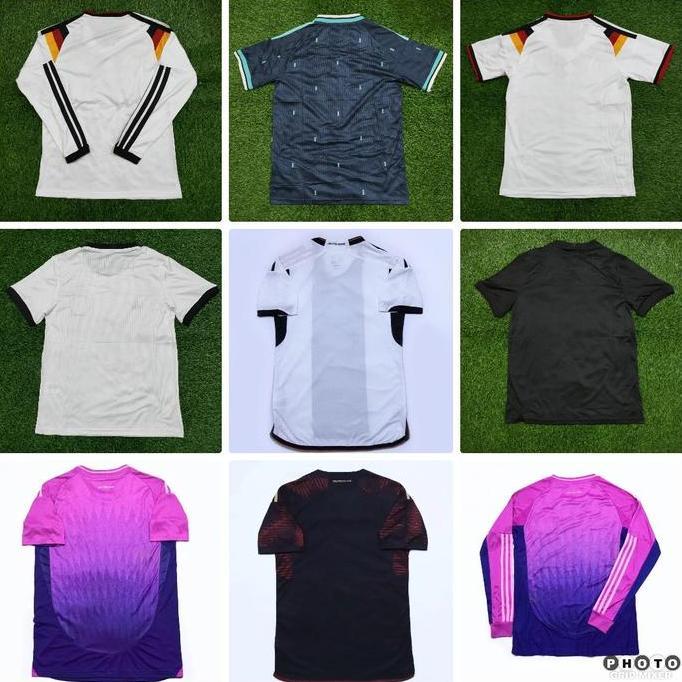 MUVAC JERMAN HOME AWAY JERSEY BAJU BOLA PIALA EROPA DUNIA 2022 2024 2026 GRADE ORI JUMBO XXL 2XL XXX