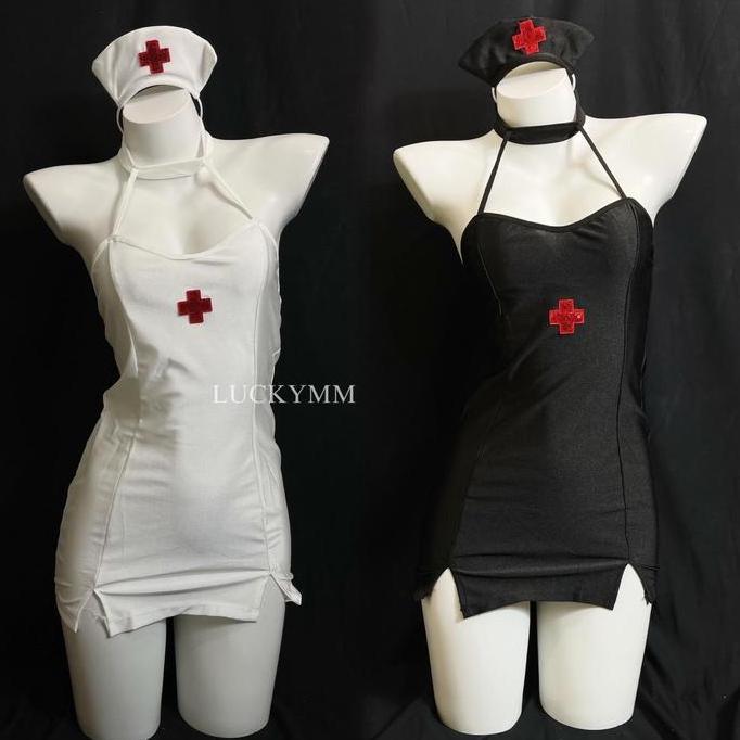 Luckymm Baju Cosplay Wanita Dewasa / Baju Suster Nurse Wanita 430