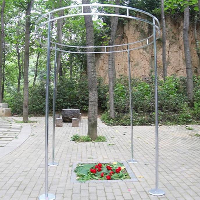 *#*#*#] Tiang Backdrop Wedding Silver Pavillion Backdrop