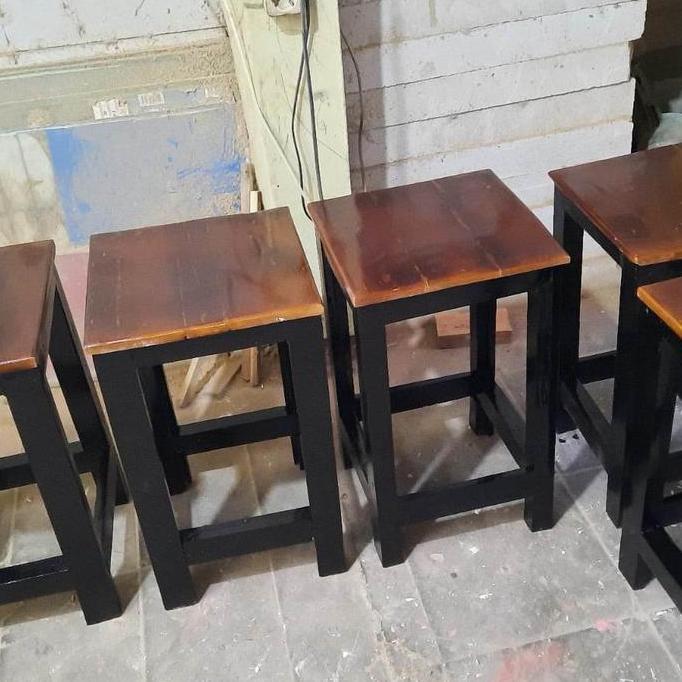 bangku kayu kecil KS