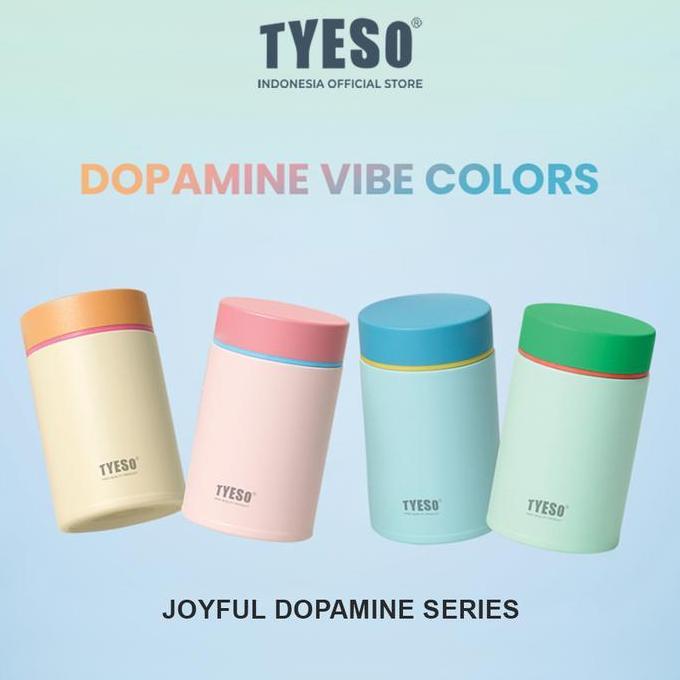 Ready  [SUS 316] Tyeso TS-01038 Food Jar Termos Nasi Sup Bubur Mini 200ML Bekal Makan Tahan Panas Di
