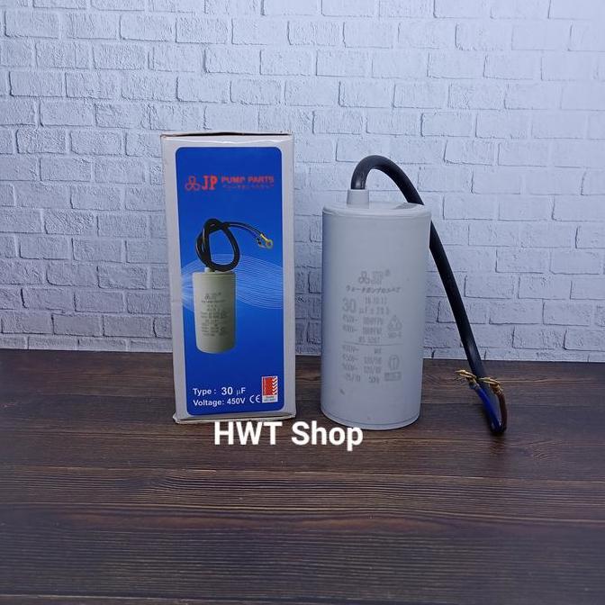 KAPASITOR 30 UF 450V JP ~ CAPACITOR 30 UF 450V ~ KAPASITOR POMPA AIR HEMAT