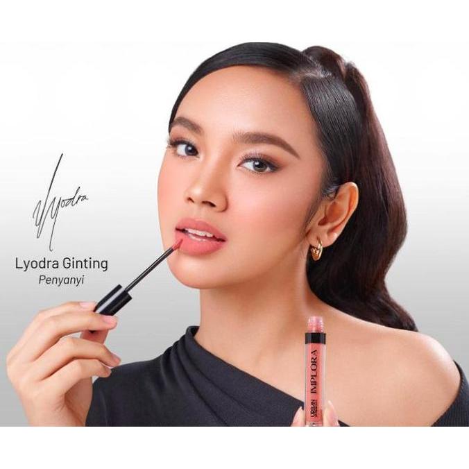 Color- [Paket Ombre] 1 Set Lip Cream Matte + Lipcream Implora Urban Lip Cream Matte Implora - Lipsti
