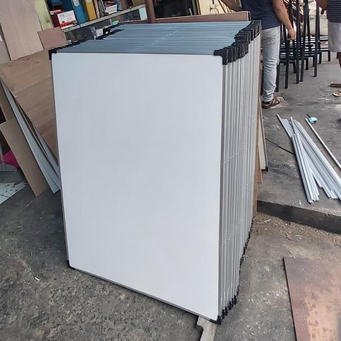 whiteboard formika bersih nonmagnetik 90 x 120 cm BS