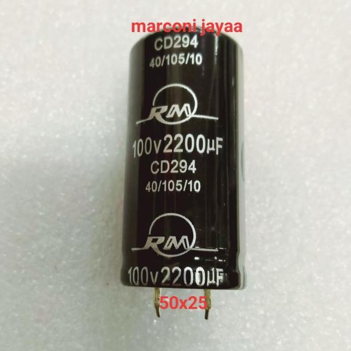 KAPASITOR 2200UF 100V "RM" ASLI