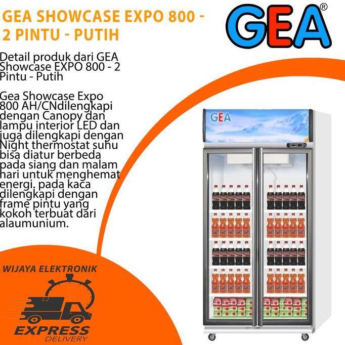 Bestseller- Showcase Gea Expo-800 AH/CN /Showcase Gea 2 pintu