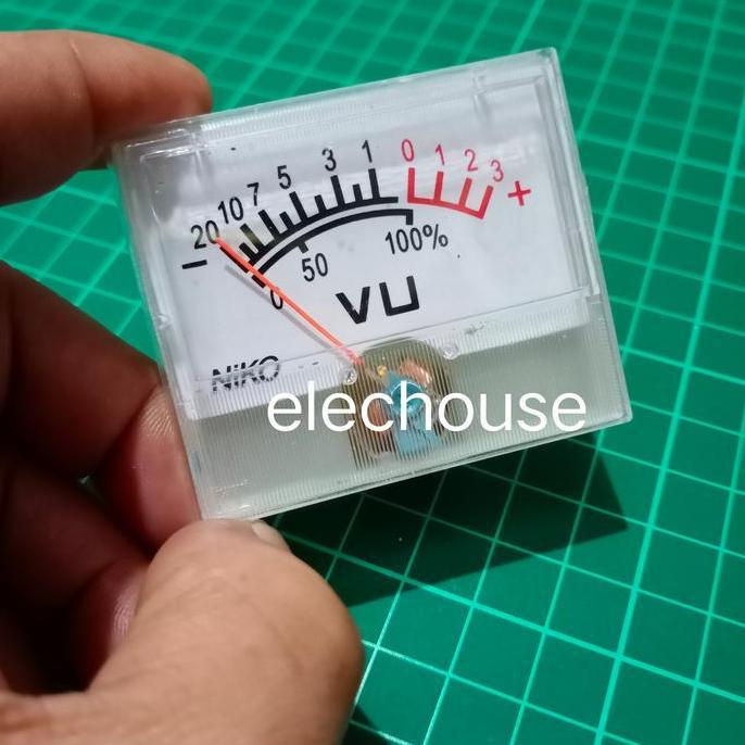 VU METER NIKO BESAR ANALOG PANEL SIGNAL AUDIO RADIO MGB88