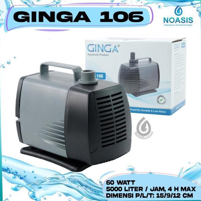 POMPA AQUARIUM CELUP WATER PUMP GINGA GA 106 GA-106 LOW WATT