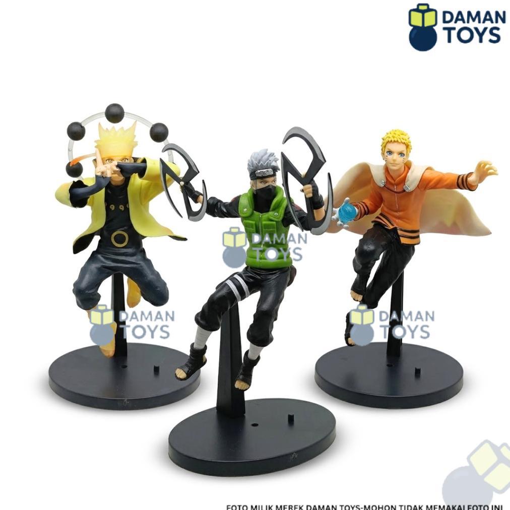 Action Figure Naruto Shippuden Kakashi Koleksi Mainan Pajangan Patung Karakter Anime