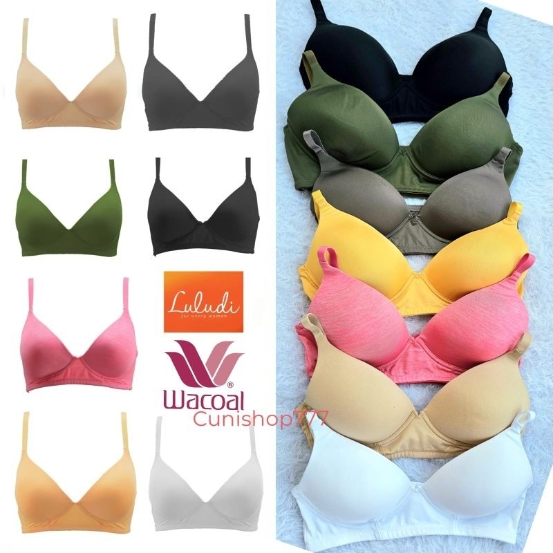 BRA LULUDI by WACOAL FEEL FREE COLLECTION BH TANPA KAWAT BUSA TIPIS BRALETTE BRALETE TANPA KAIT WANI