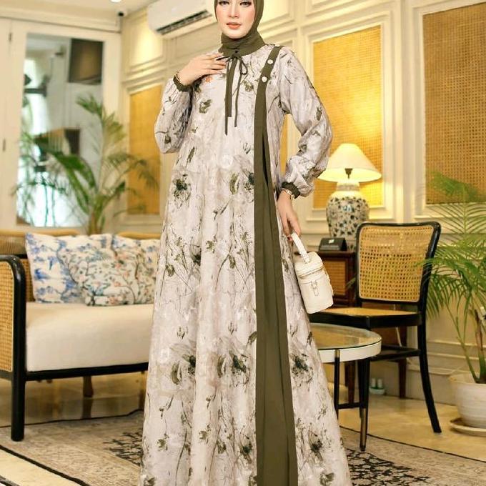 [CUCI GUDANG] Gamis Dress Terbaru Gamis Belesha Premium